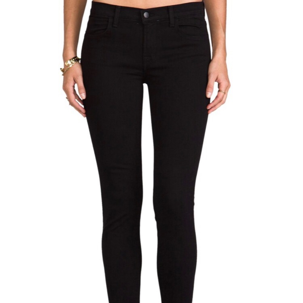 J Brand Hewson black jeggings